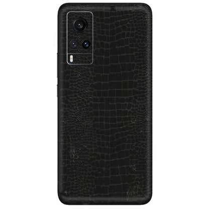 VIVO Z/V/X/T/U/S Series Phone Skins (All Models) - Snake Leather Black - 3D Embossed Finish (L-107) Vivo X60
