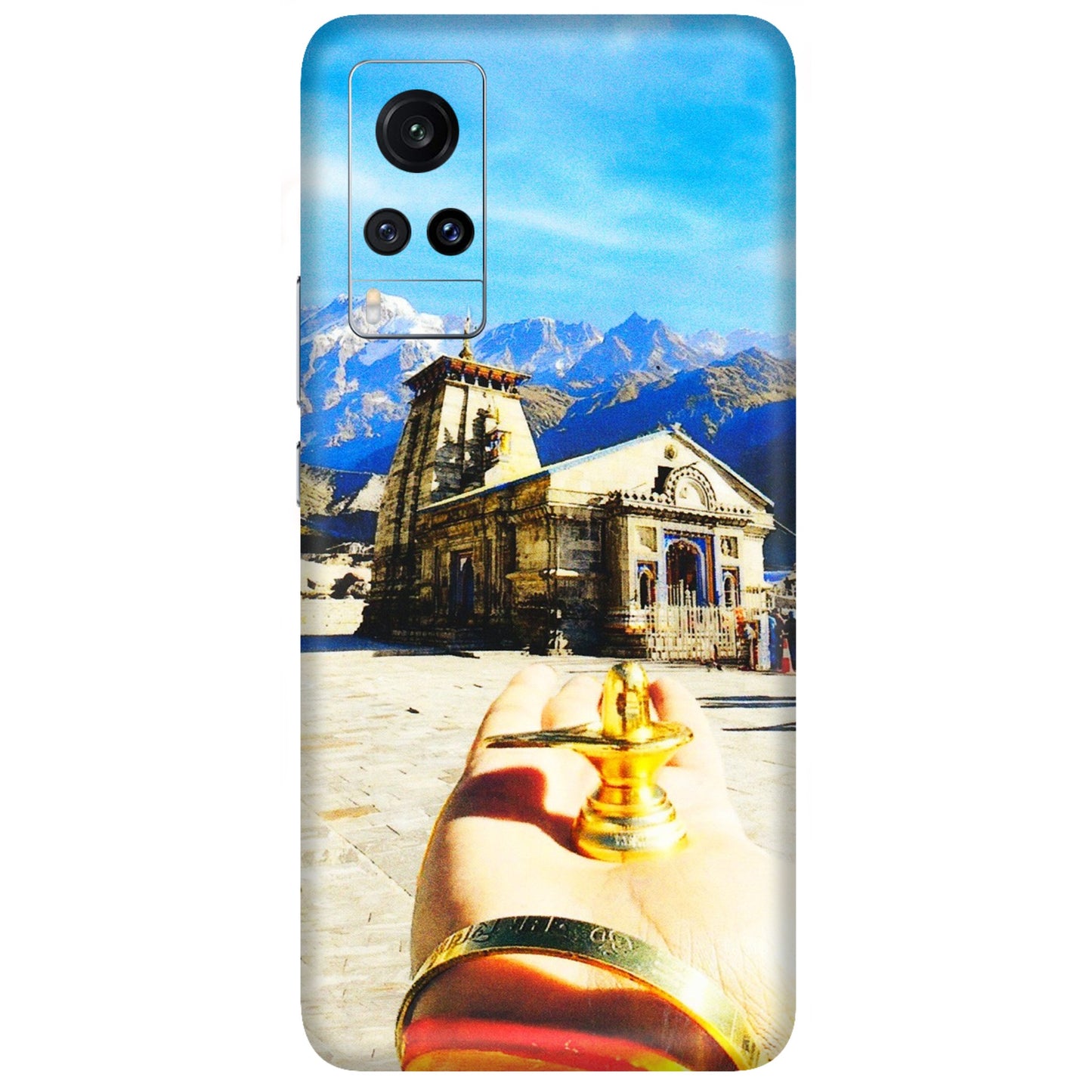 VIVO Z/V/X/T/U/S Series Phone Skins (All Models) - Beauty of Kedarnath - 3D Embossed Finish (L-108) Vivo X60