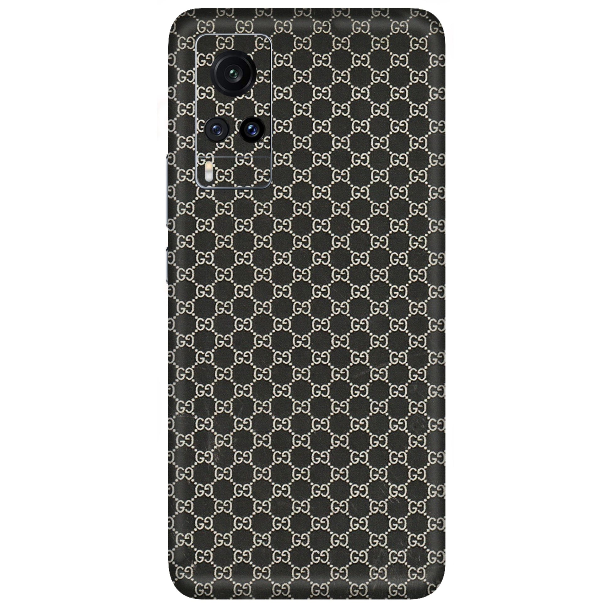 VIVO Z/V/X/T/U/S Series Phone Skins (All Models) - Black G Print - 3D Embossed Finish (L-109) Vivo X60