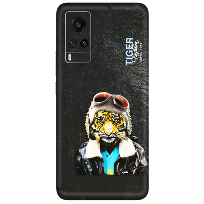 VIVO Z/V/X/T/U/S Series Phone Skins (All Models) - Rider Tiger - 3D Embossed Finish (L-113) Vivo X60
