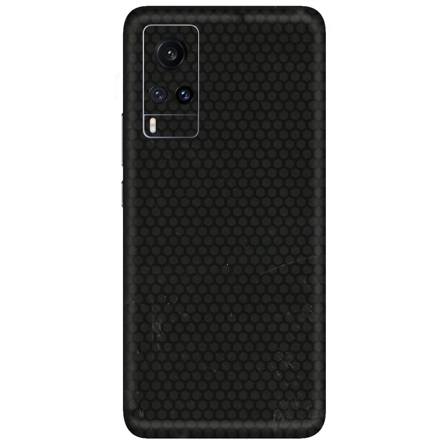 VIVO Z/V/X/T/U/S Series Phone Skins (All Models) - Black honeycomb - 3D Embossed Finish (L-114) Vivo X60