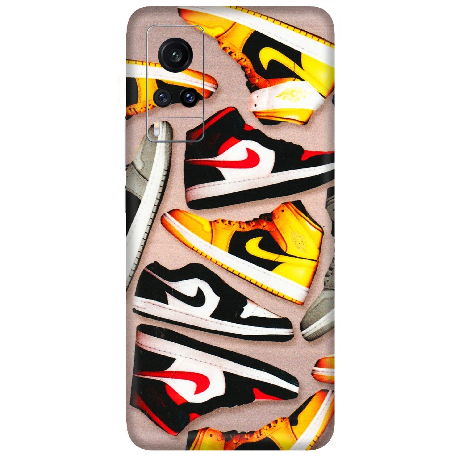 VIVO Z/V/X/T/U/S Series Phone Skins (All Models) - Sneaker Lover - 3D Embossed Finish (L-135) Vivo X60