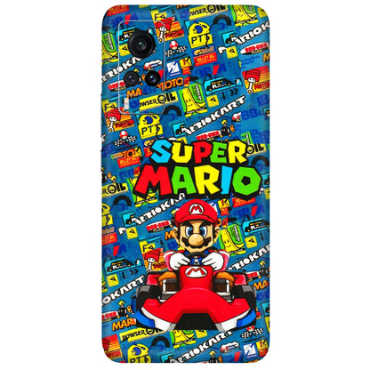 VIVO Z/V/X/T/U/S Series Phone Skins (All Models) - Super Mario Kart - 3D Embossed Finish (L-140) Vivo X60