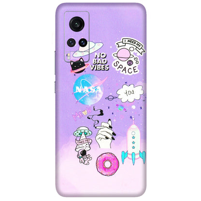VIVO Z/V/X/T/U/S Series Phone Skins (All Models) - I Need My Nasa Skin - 3D Embossed Finish (L-149) Vivo X60