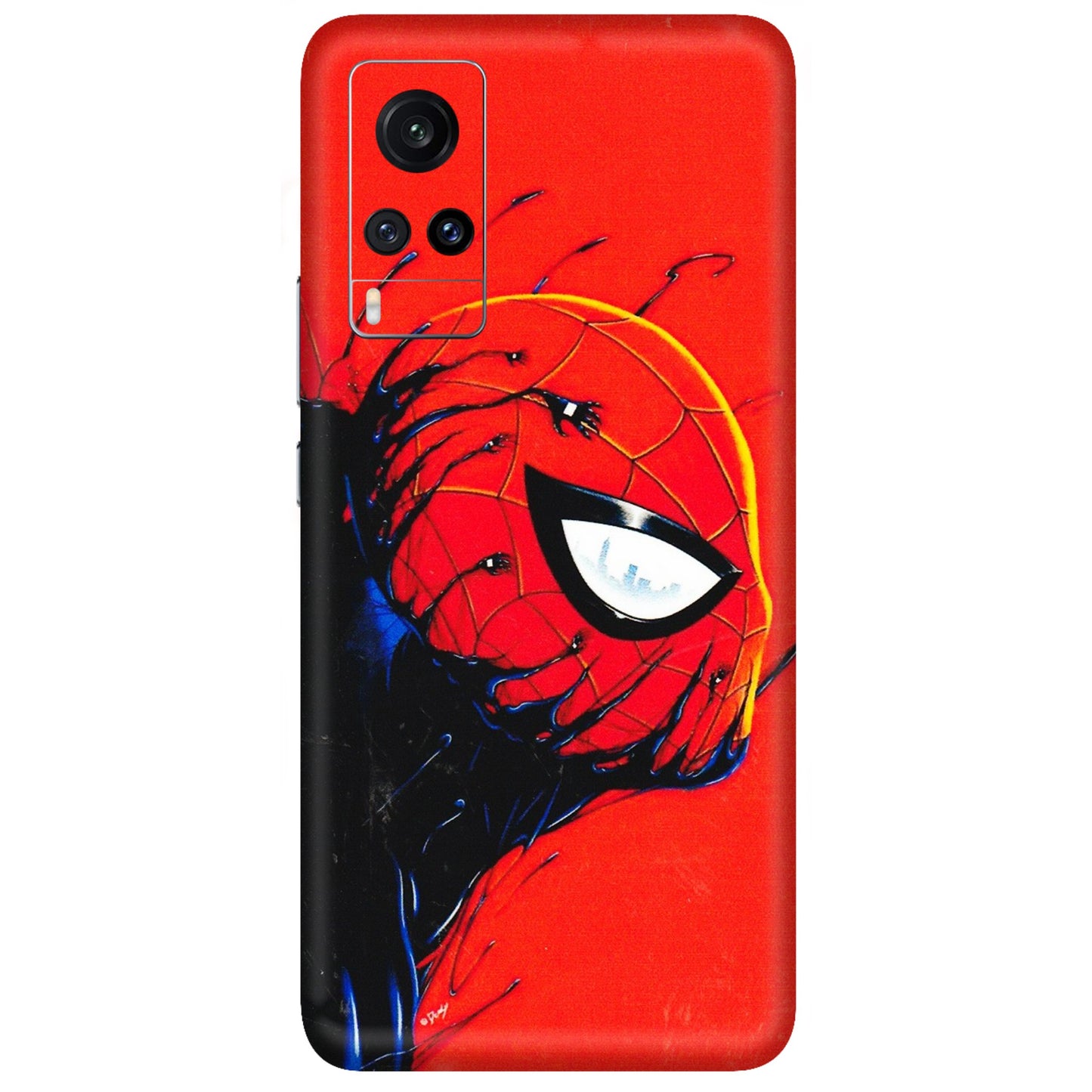VIVO Z/V/X/T/U/S Series Phone Skins (All Models) - Spiderman Face Venom - 3D Embossed Finish (L-165) Vivo X60