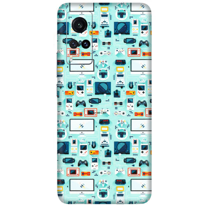 VIVO Z/V/X/T/U/S Series Phone Skins (All Models) - Gadgets Doodle - 3D Embossed Finish (L-184) Vivo X60