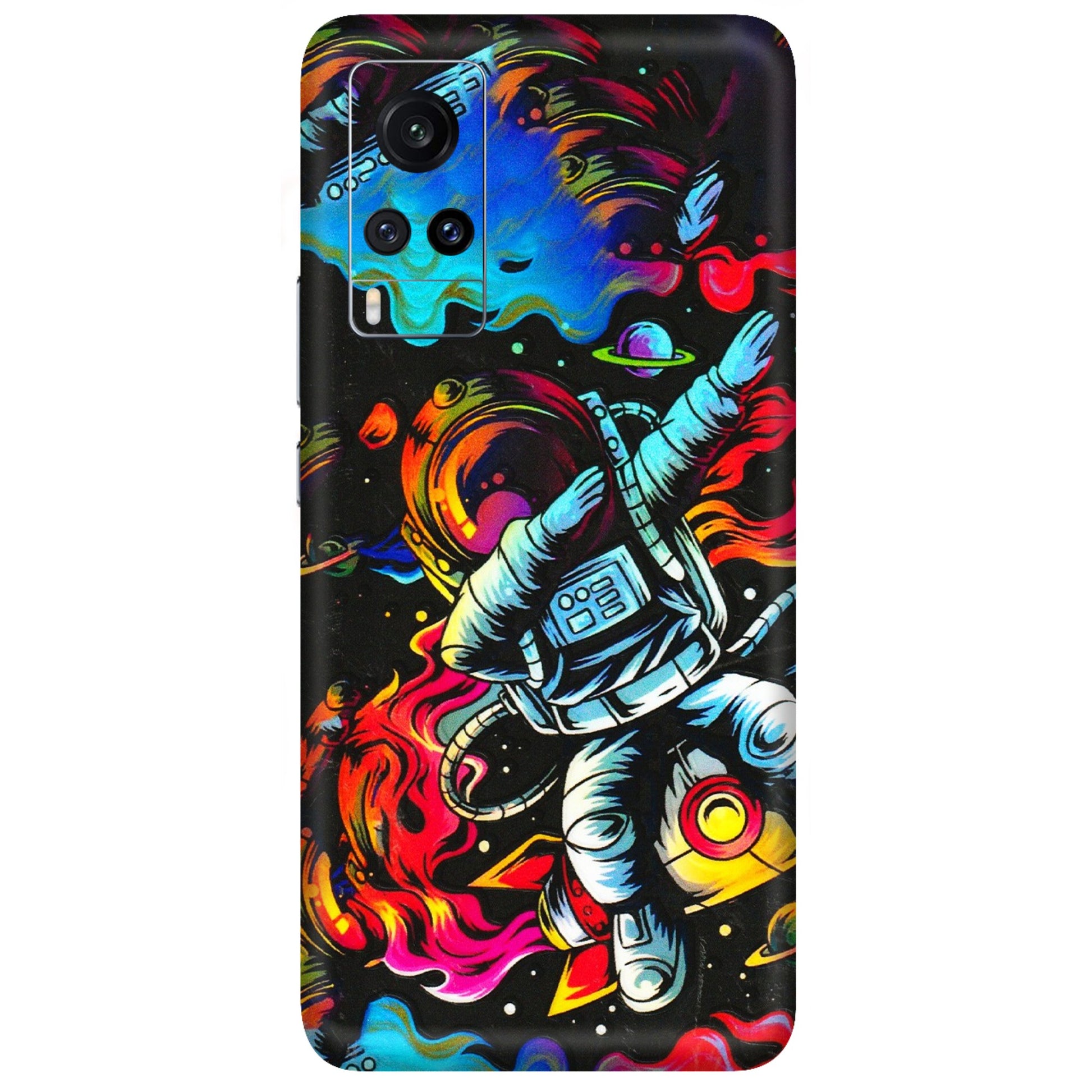 VIVO Z/V/X/T/U/S Series Phone Skins (All Models) - Astronaut Dope - 3D Embossed Finish (L-191) Vivo X60