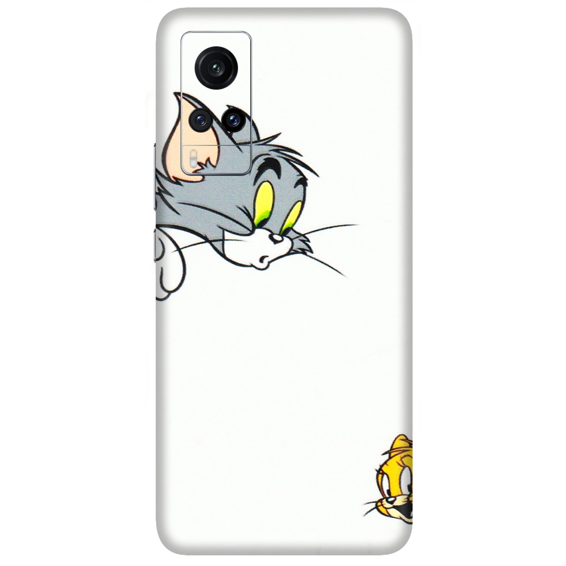 VIVO Z/V/X/T/U/S Series Phone Skins (All Models) - Cute Tom And Jerry - 3D Embossed Finish (L-220) Vivo X60