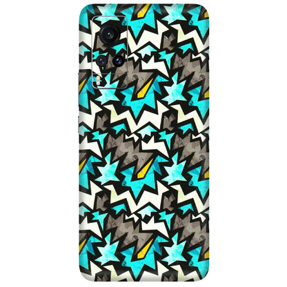 VIVO Z/V/X/T/U/S Series Phone Skins (All Models) - Funky Zig Zag - 3D Embossed Finish (L-223) Vivo X60
