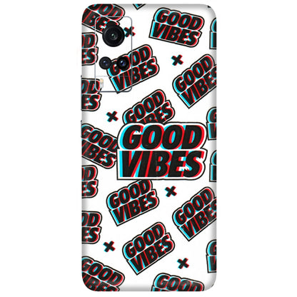 VIVO Z/V/X/T/U/S Series Phone Skins (All Models) - Good Vibes - 3D Embossed Finish (L-282) Vivo X60