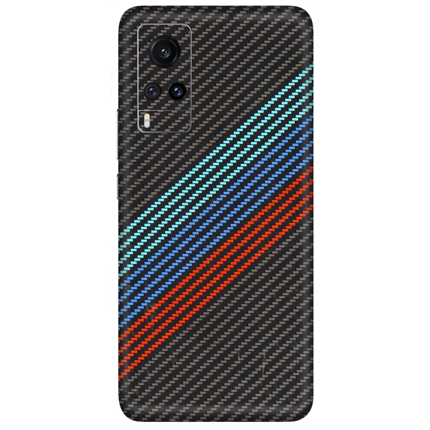 VIVO Z/V/X/T/U/S Series Phone Skins (All Models) - Carbon BM - 3D Embossed Finish (L-302) Vivo X60
