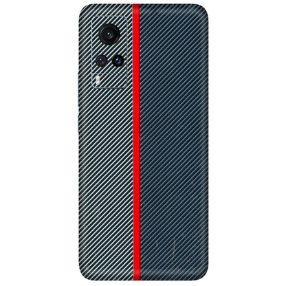 VIVO Z/V/X/T/U/S Series Phone Skins (All Models) - Blue Sober Lines - 3D Embossed Finish (L-305) Vivo X60