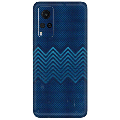 VIVO Z/V/X/T/U/S Series Phone Skins (All Models) - Blue Sober Waves - 3D Embossed Finish (L-306) Vivo X60