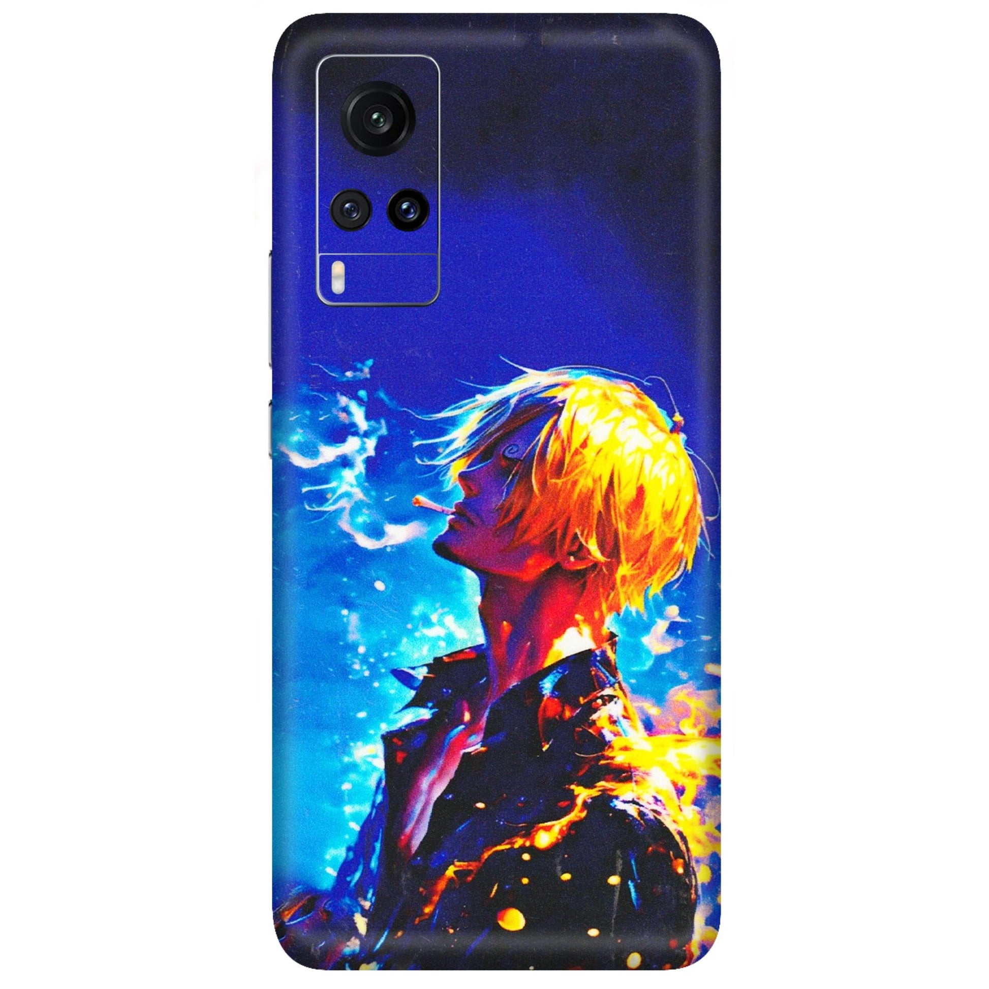 VIVO Z/V/X/T/U/S Series Phone Skins (All Models) - Sanji Vinsmoke One Piece - 3D Embossed Finish (L-319) Vivo X60