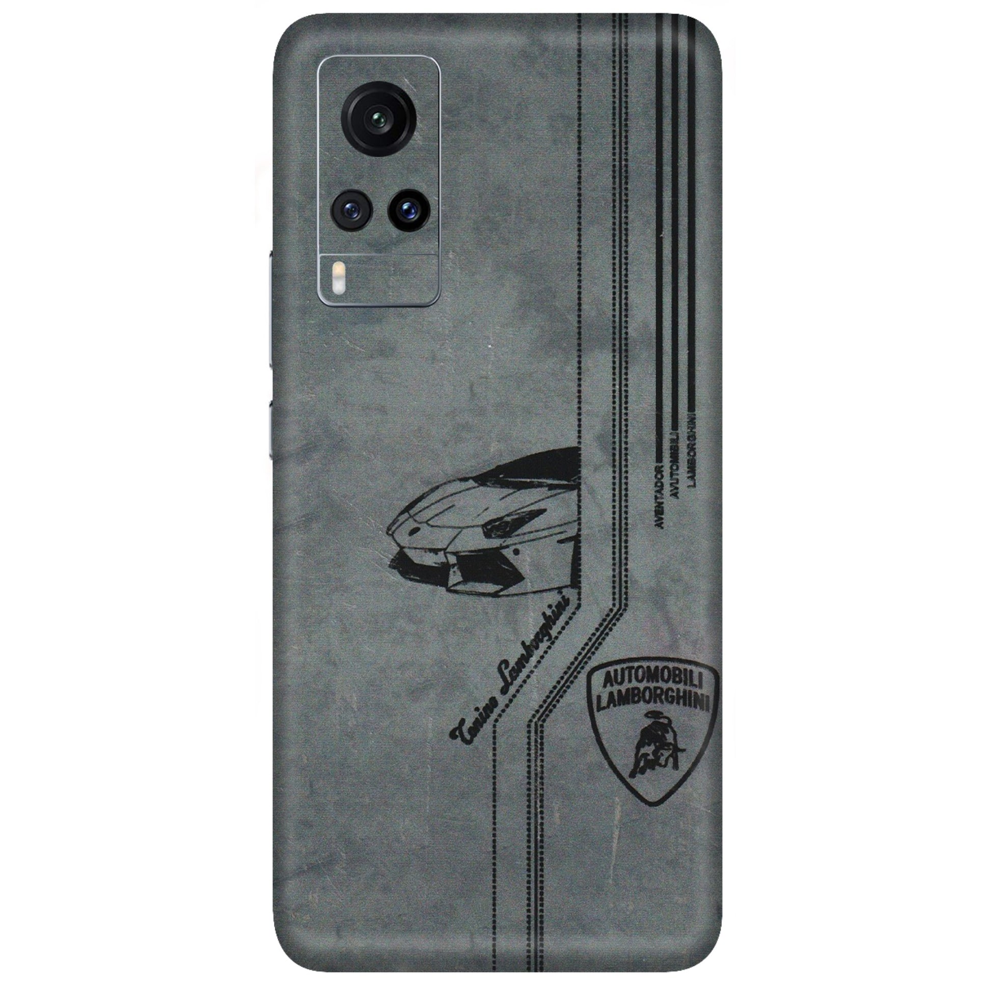 VIVO Z/V/X/T/U/S Series Phone Skins (All Models) - New Lamborgini Aventador - 3D Embossed Finish (L-321) Vivo X60