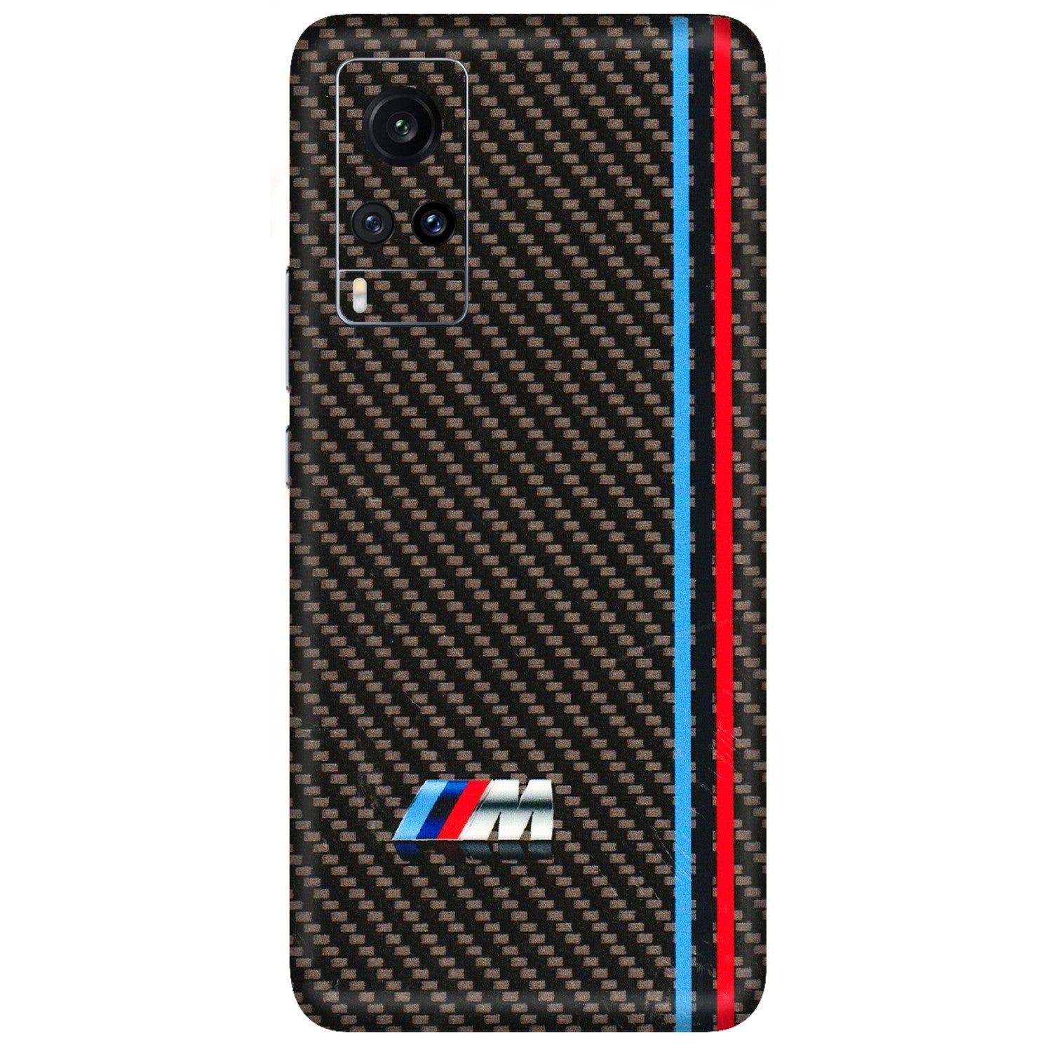 VIVO Z/V/X/T/U/S Series Phone Skins (All Models) - BM Carbon Fiber Feels - 3D Embossed Finish (L-38) Vivo X60
