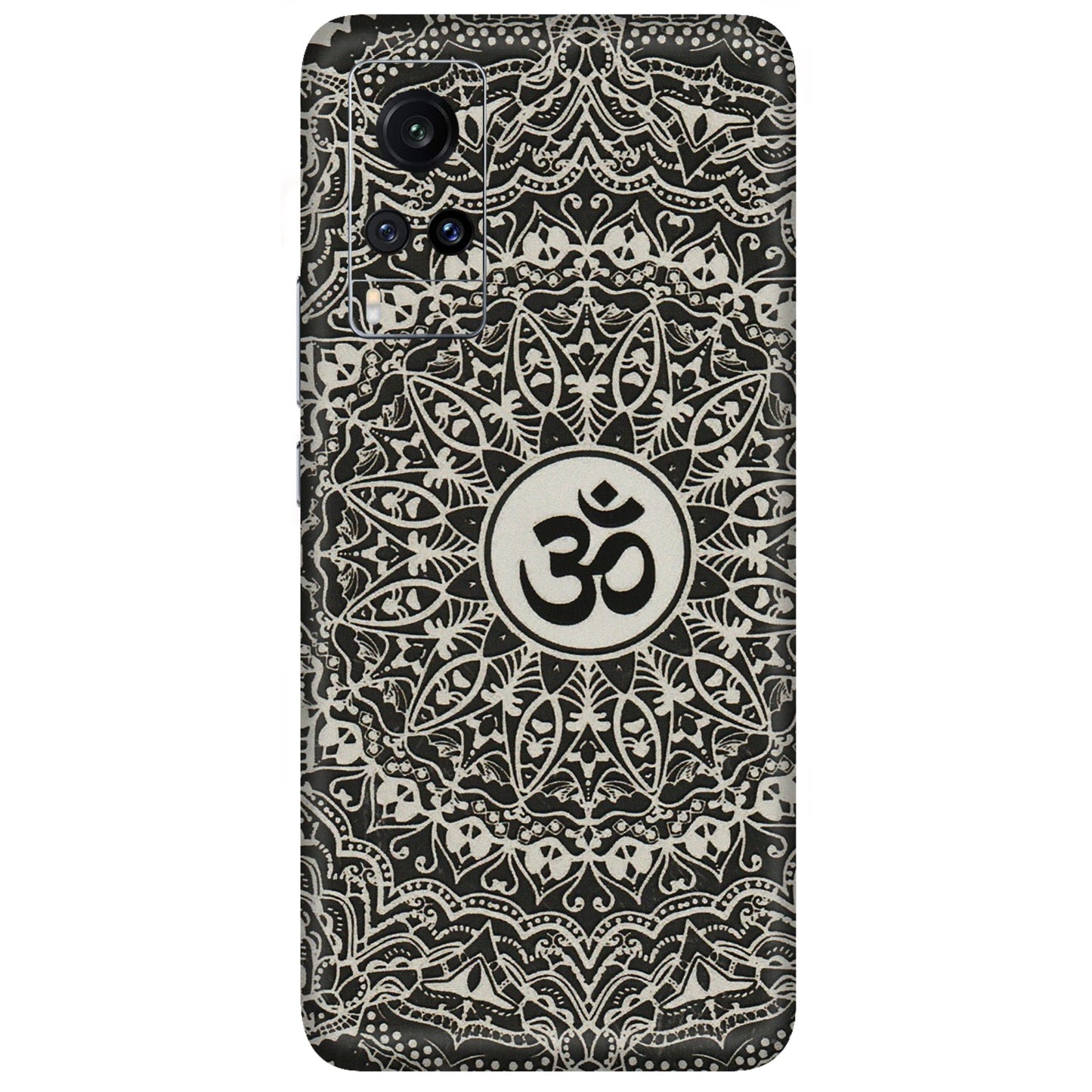 VIVO Z/V/X/T/U/S Series Phone Skins (All Models) - Aum Elegant Mandala - 3D Embossed Finish (L-62) Vivo X60