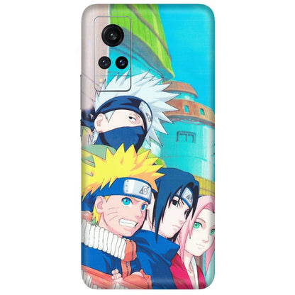 VIVO Z/V/X/T/U/S Series Phone Skins (All Models) - Team Minato And Kakashi - Matte Finish (M-101) Vivo X60