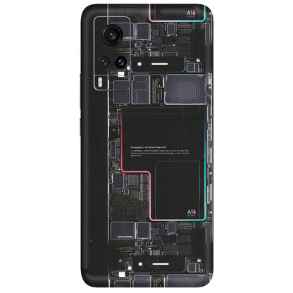 VIVO Z/V/X/T/U/S Series Phone Skins (All Models) - Motherboard Circuit Layout - Matte Finish (M-117) Vivo X60