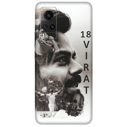 VIVO Z/V/X/T/U/S Series Phone Skins (All Models) - Virat Kohli Cricketer - Matte Finish (M-163) Vivo X60