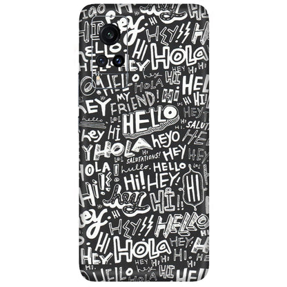 VIVO Z/V/X/T/U/S Series Phone Skins (All Models) - Hi Hello Doodles - Matte Finish (M-25) Vivo X60