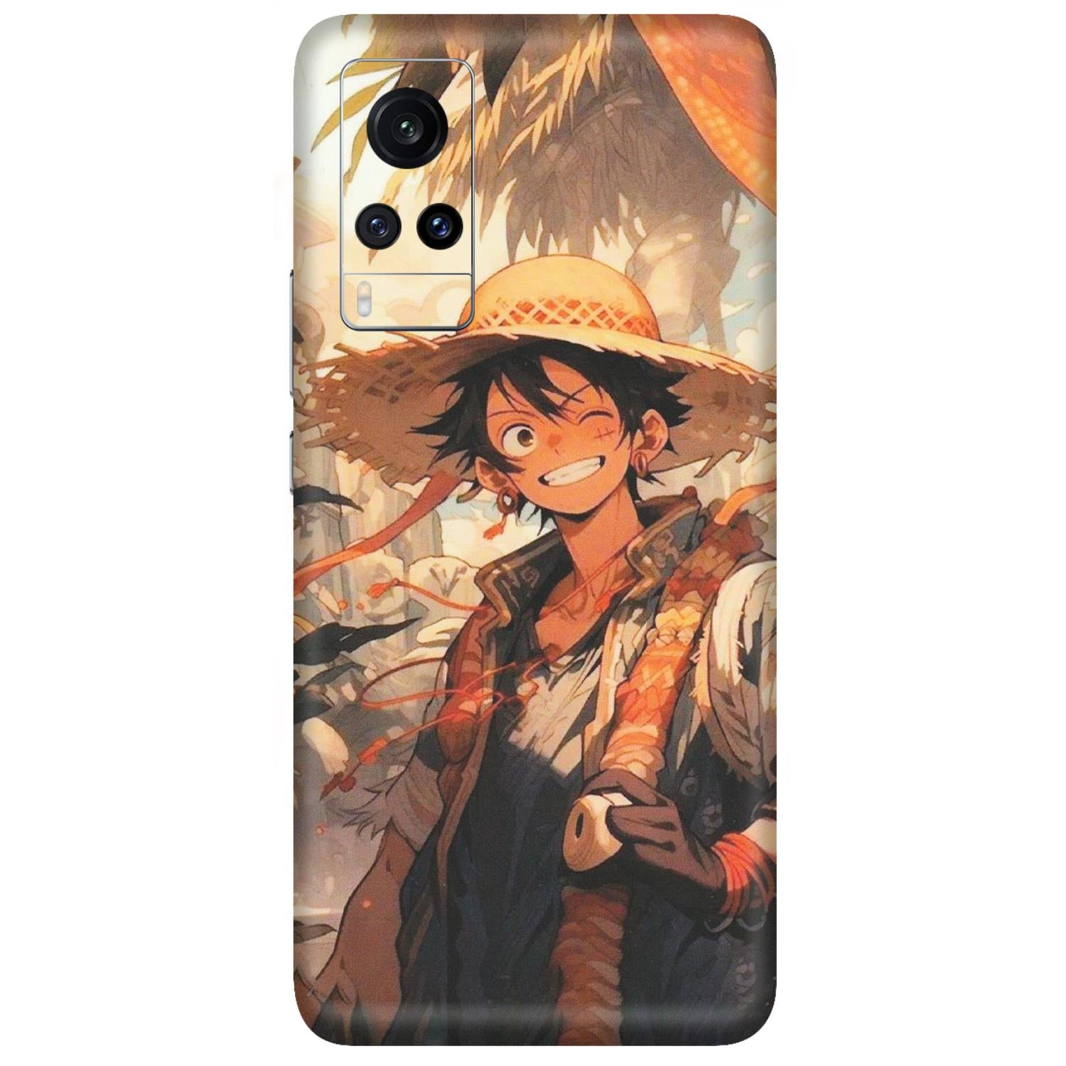VIVO Z/V/X/T/U/S Series Phone Skins (All Models) - Anime Character Smile - Matte Finish (M-33) Vivo X60