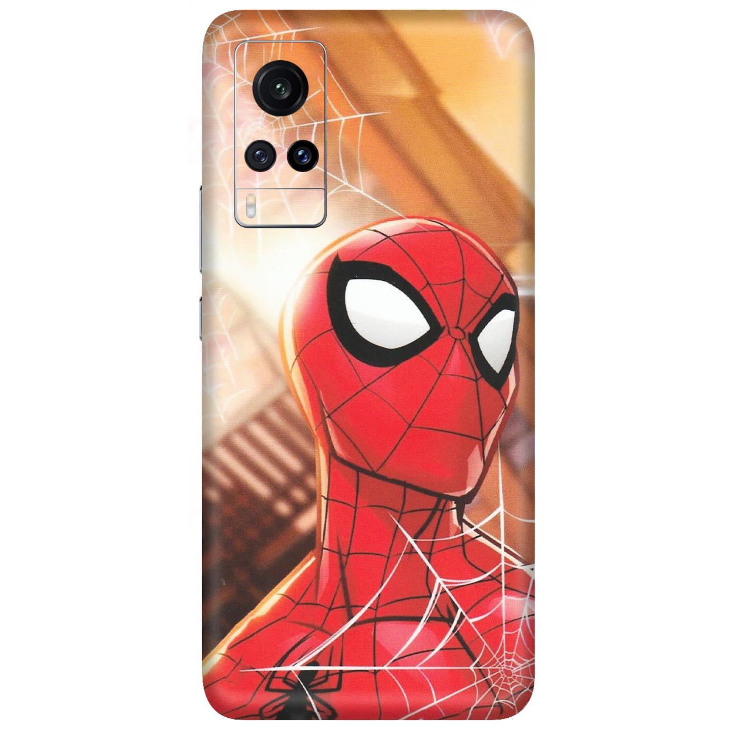 VIVO Z/V/X/T/U/S Series Phone Skins (All Models) - Spiderman Face New - Matte Finish (M-41) Vivo X60