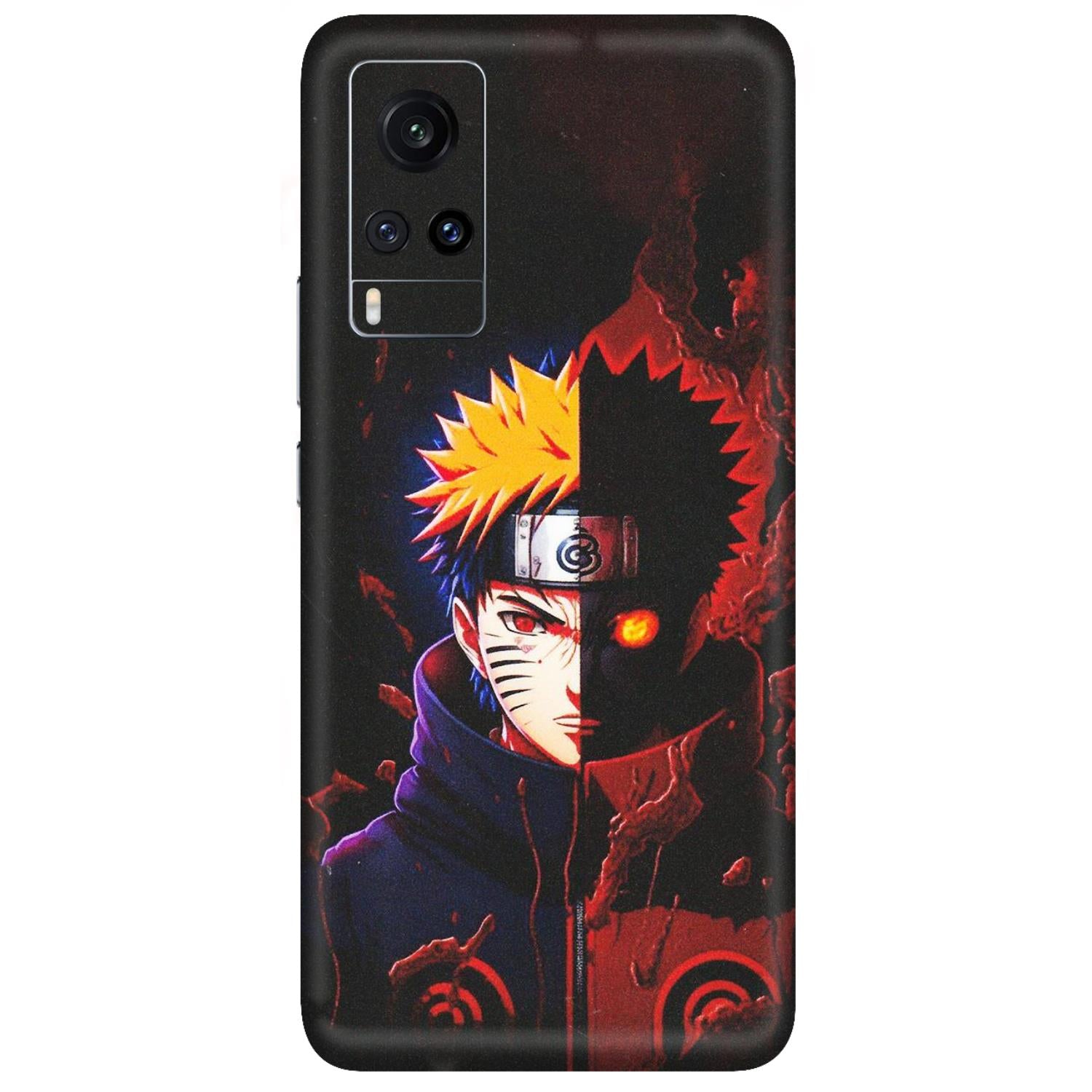 VIVO Z/V/X/T/U/S Series Phone Skins (All Models) - Naruto X Evil - Matte Finish (M-70) Vivo X60
