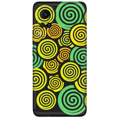 VIVO Z/V/X/T/U/S Series Phone Skins (All Models) - Crazy Spiral - Matte Finish (M-91) Vivo X60