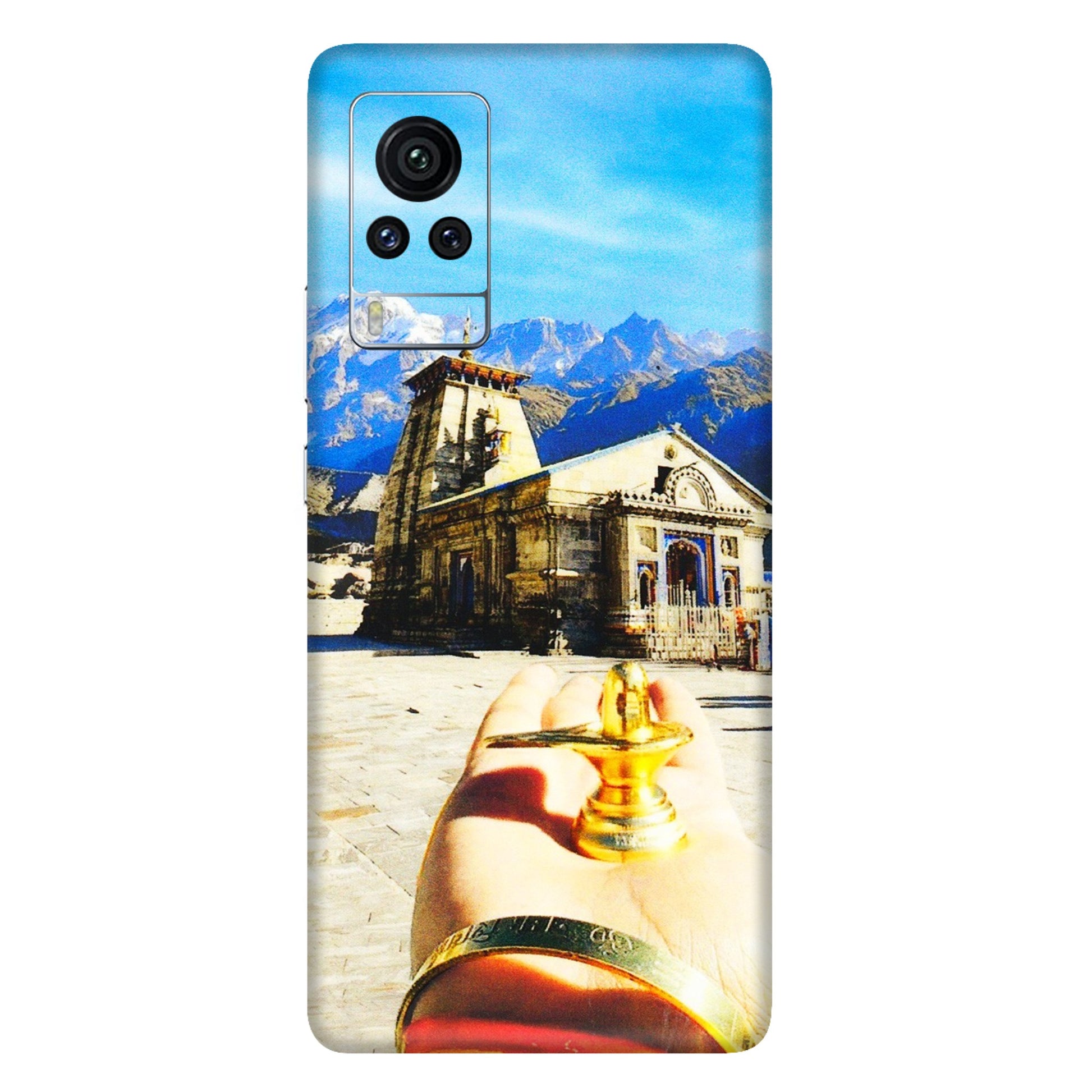 VIVO Z/V/X/T/U/S Series Phone Skins (All Models) - Beauty of Kedarnath - 3D Embossed Finish (L-108) Vivo X60 Pro