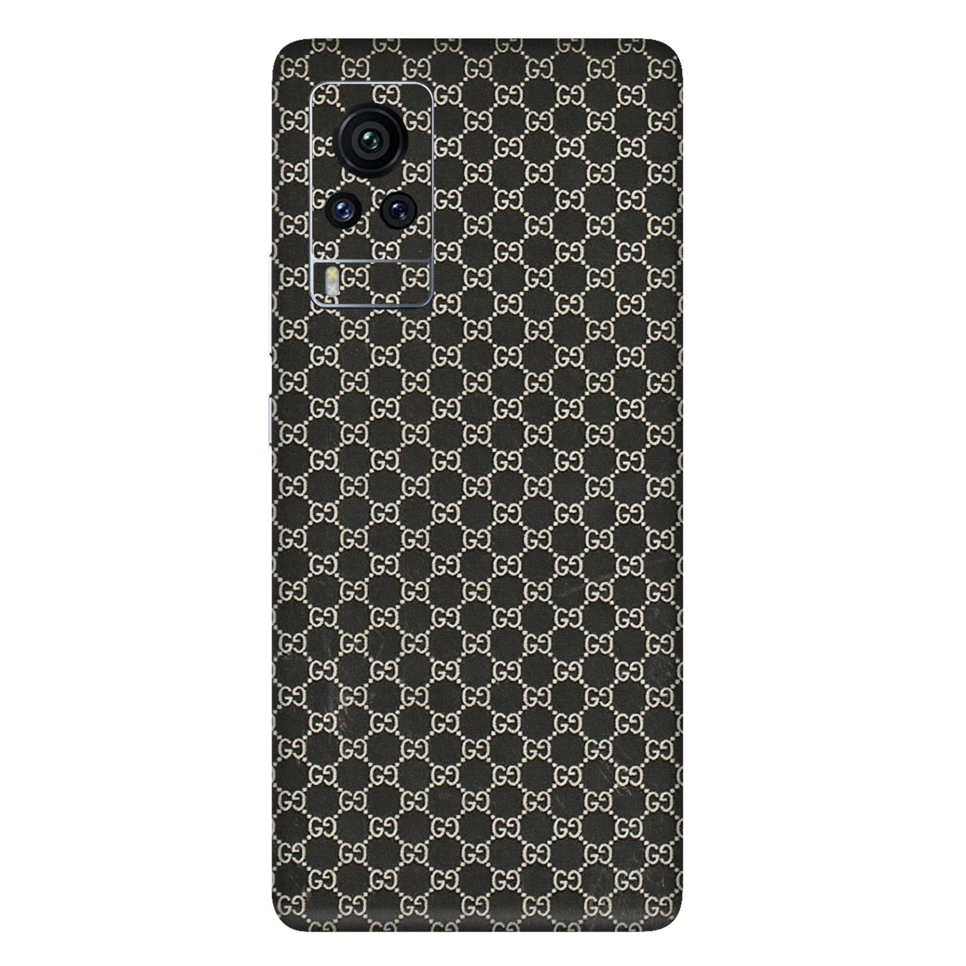 VIVO Z/V/X/T/U/S Series Phone Skins (All Models) - Black G Print - 3D Embossed Finish (L-109) Vivo X60 Pro