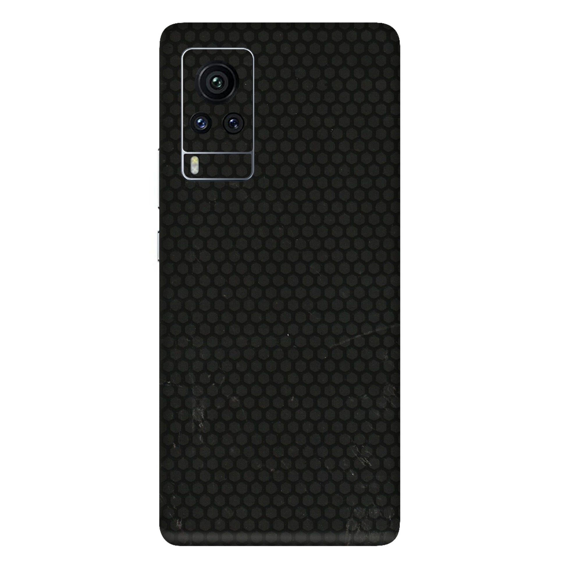 VIVO Z/V/X/T/U/S Series Phone Skins (All Models) - Black honeycomb - 3D Embossed Finish (L-114) Vivo X60 Pro
