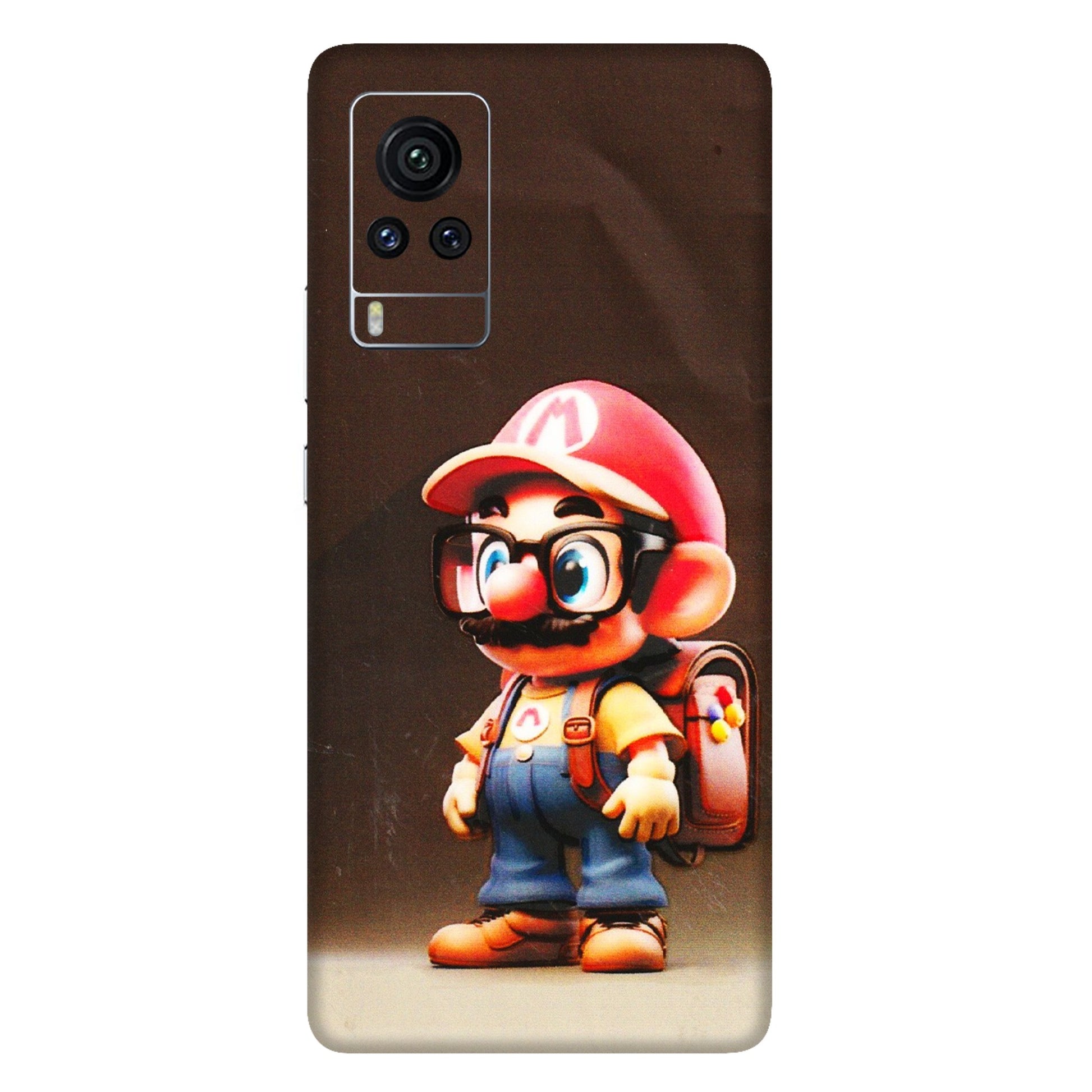 VIVO Z/V/X/T/U/S Series Phone Skins (All Models) - Little Mario - 3D Embossed Finish (L-119) Vivo X60 Pro