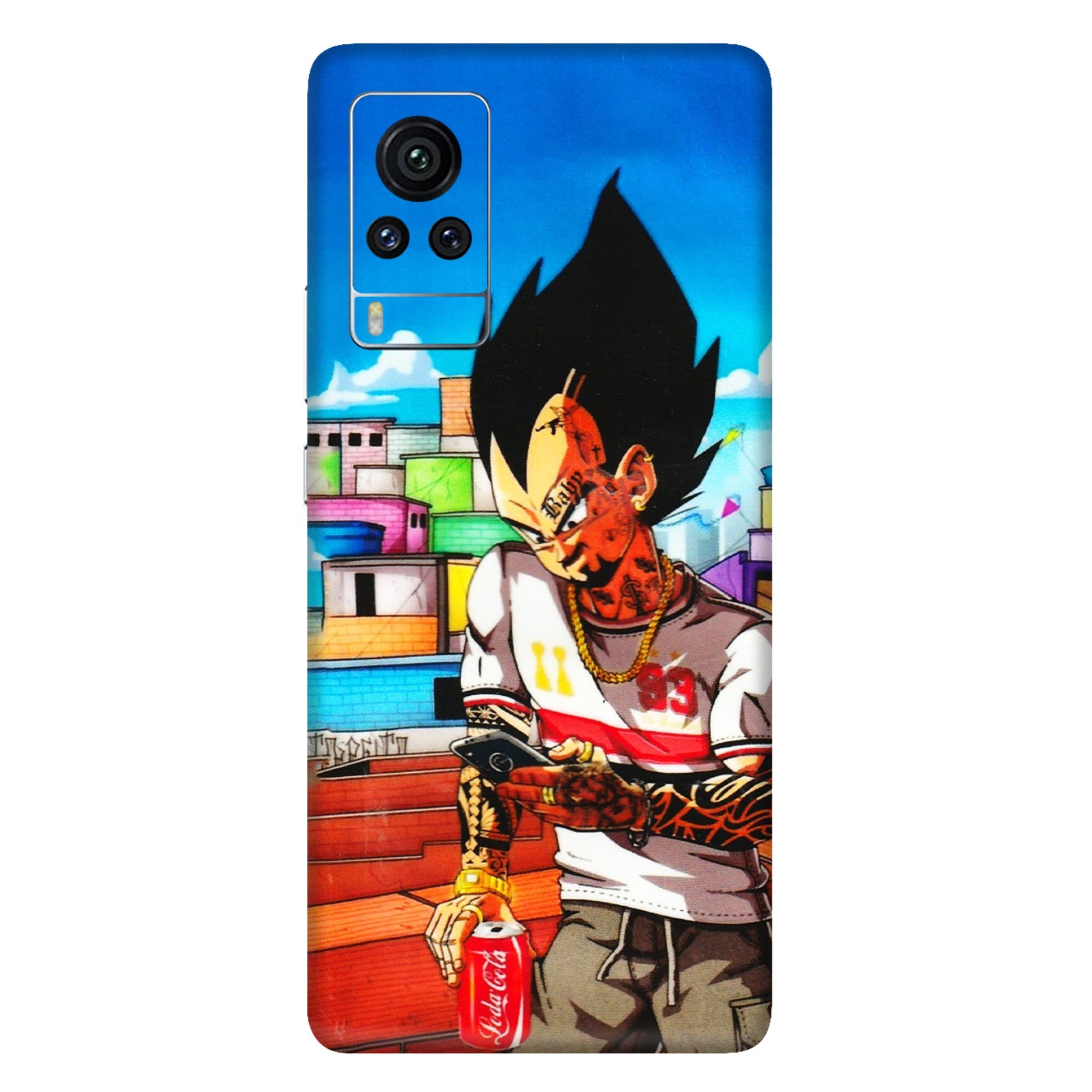 VIVO Z/V/X/T/U/S Series Phone Skins (All Models) - Vegeta - 3D Embossed Finish (L-136) Vivo X60 Pro