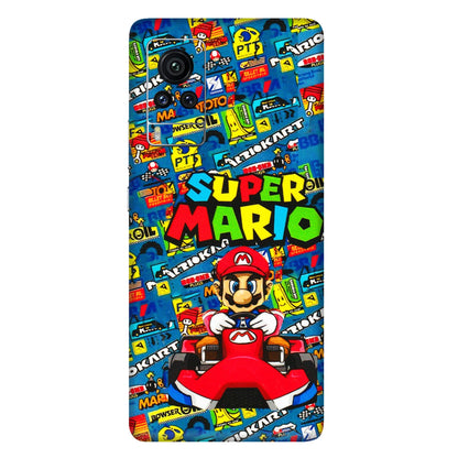 VIVO Z/V/X/T/U/S Series Phone Skins (All Models) - Super Mario Kart - 3D Embossed Finish (L-140) Vivo X60 Pro