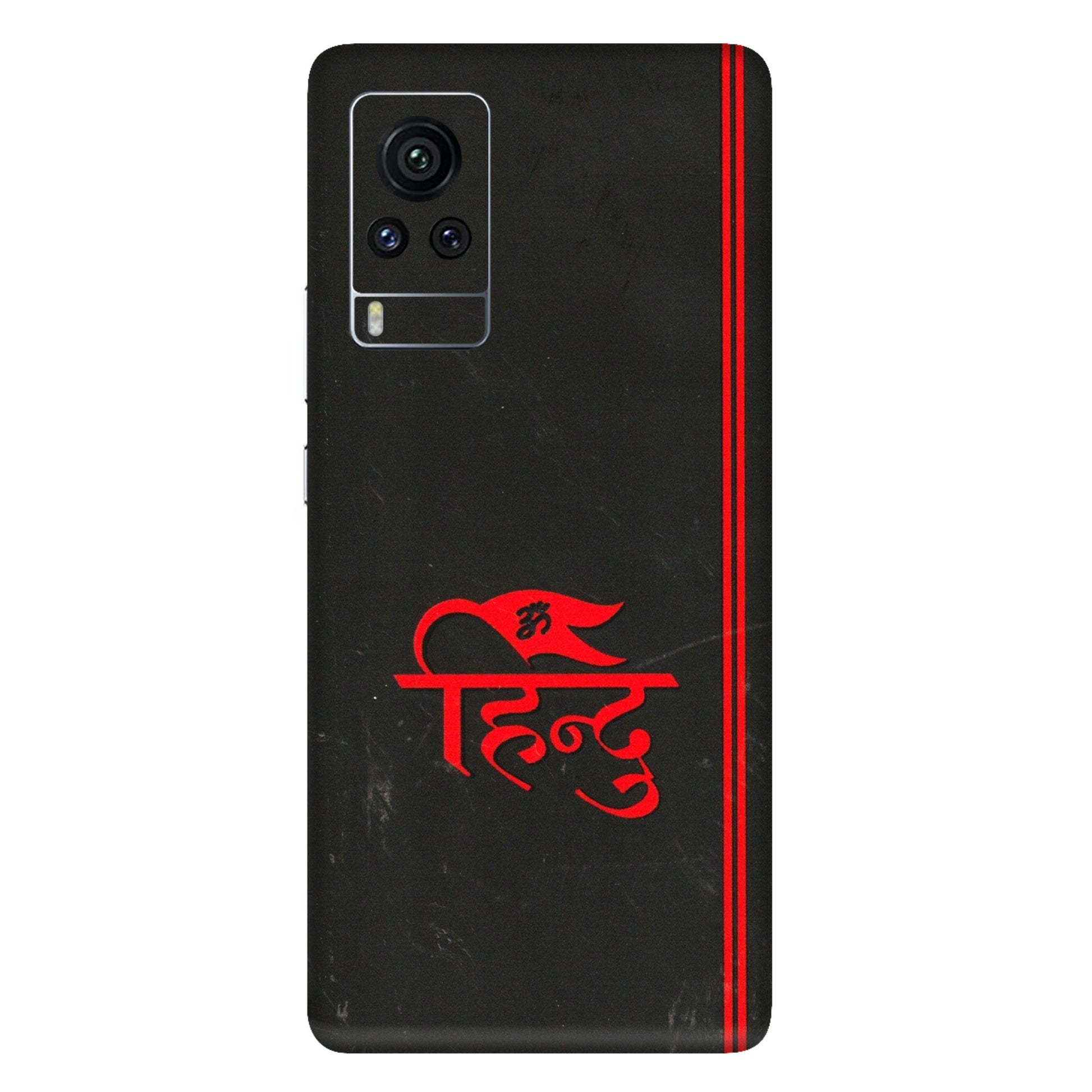 VIVO Z/V/X/T/U/S Series Phone Skins (All Models) - Hindu Black - 3D Embossed Finish (L-153) Vivo X60 Pro