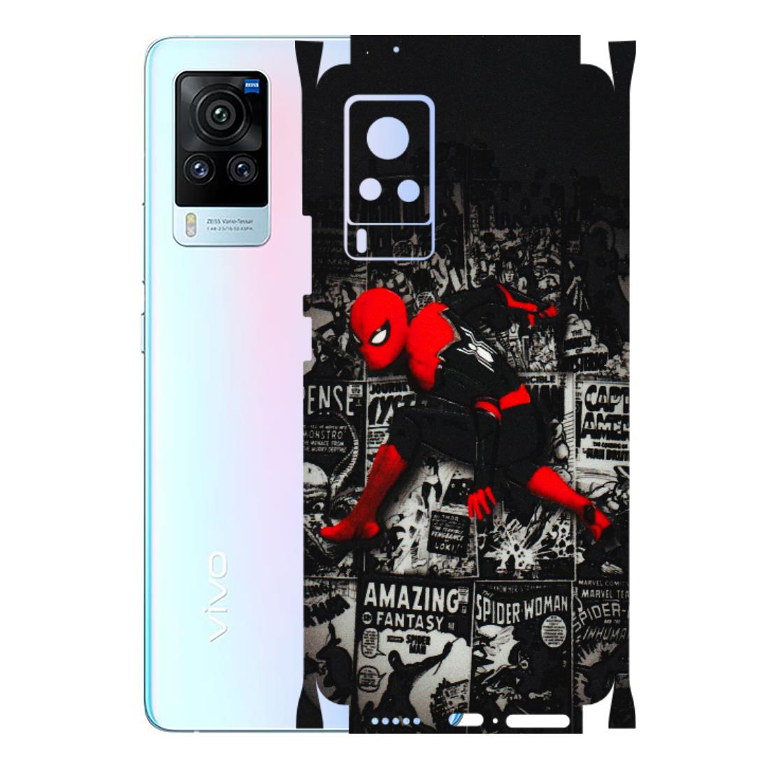 VIVO Z/V/X/T/U/S Series Phone Skins (All Models) - SpiderMan New - 3D Embossed Finish (L-162) Vivo X60 Pro