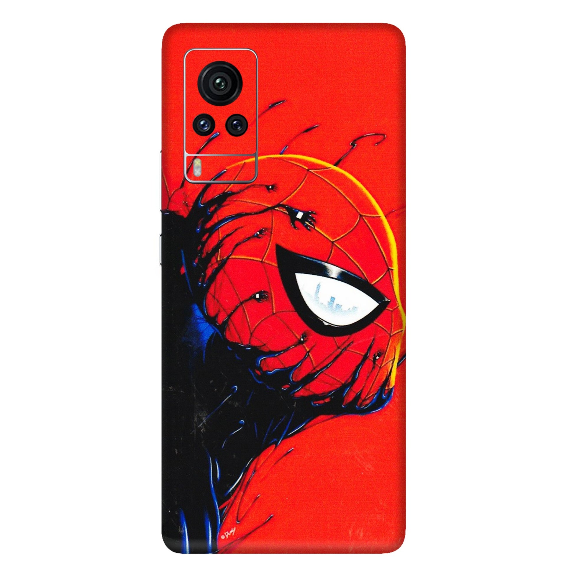VIVO Z/V/X/T/U/S Series Phone Skins (All Models) - Spiderman Face Venom - 3D Embossed Finish (L-165) Vivo X60 Pro