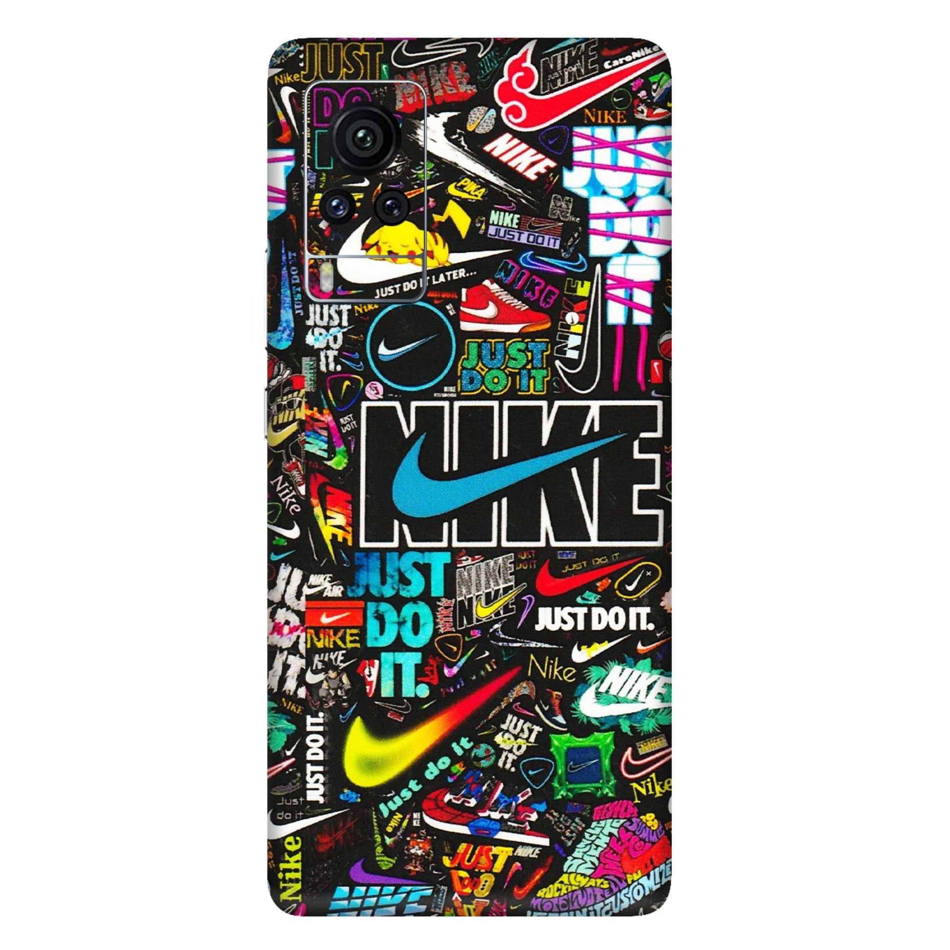 VIVO Z/V/X/T/U/S Series Phone Skins (All Models) - Just Do It Doodles - 3D Embossed Finish (L-166) Vivo X60 Pro