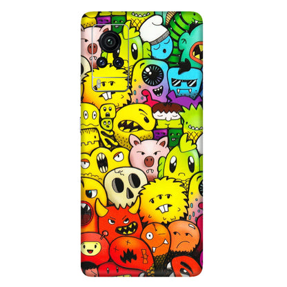 VIVO Z/V/X/T/U/S Series Phone Skins (All Models) - Angry Funkies - 3D Embossed Finish (L-169) Vivo X60 Pro