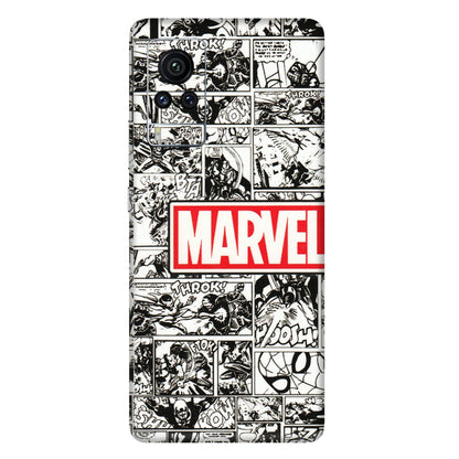 VIVO Z/V/X/T/U/S Series Phone Skins (All Models) - Marvel Comic - 3D Embossed Finish (L-171) Vivo X60 Pro