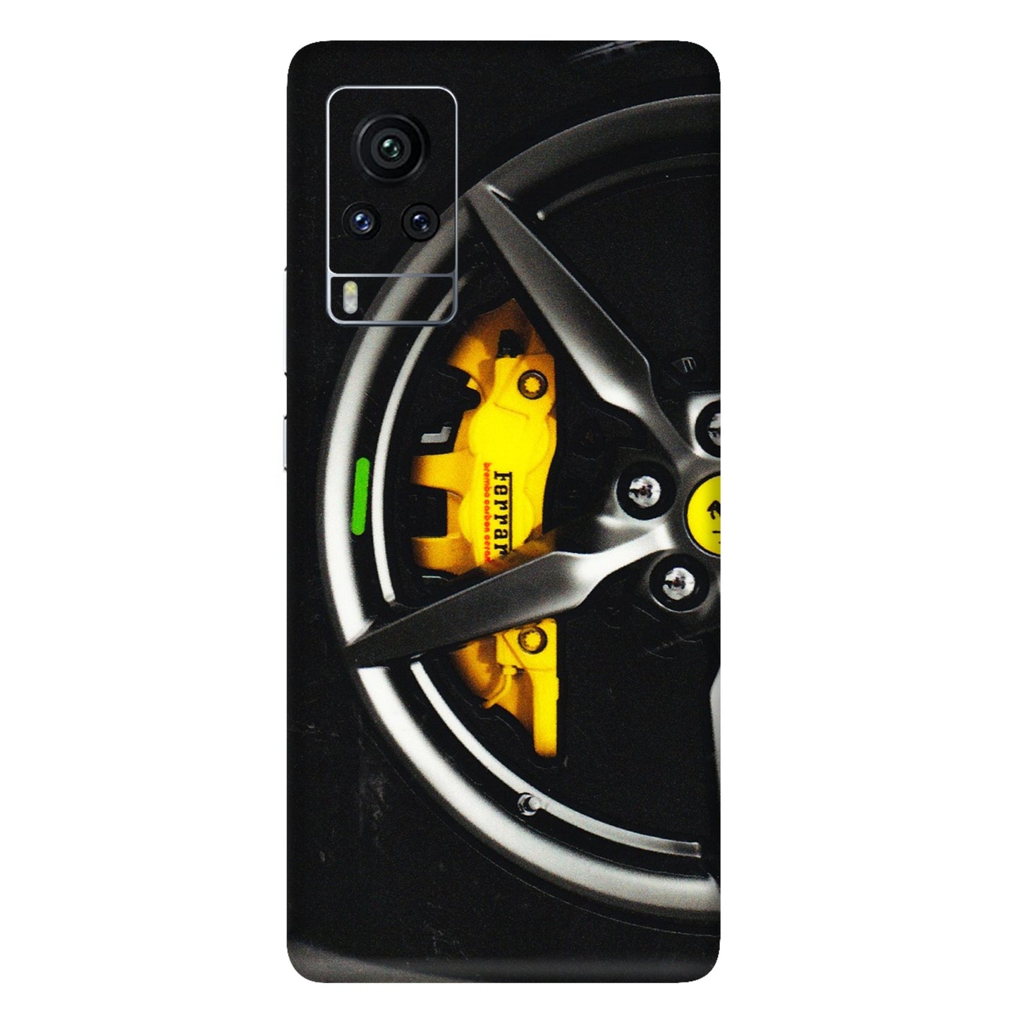 VIVO Z/V/X/T/U/S Series Phone Skins (All Models) - Ferrari Wheel Alloy - 3D Embossed Finish (L-173) Vivo X60 Pro