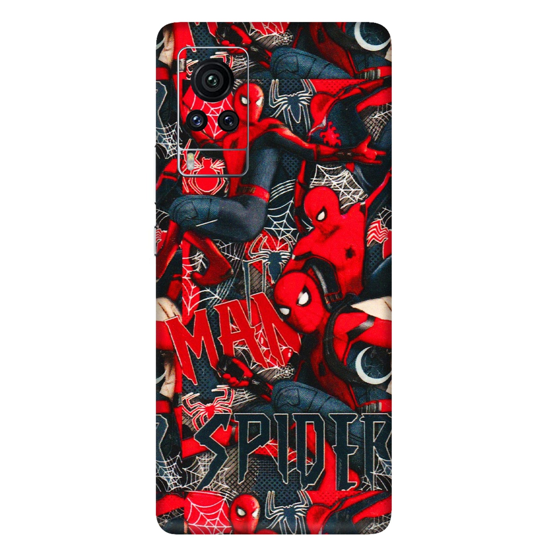 VIVO Z/V/X/T/U/S Series Phone Skins (All Models) - SpiderMan Cool - 3D Embossed Finish (L-188) Vivo X60 Pro