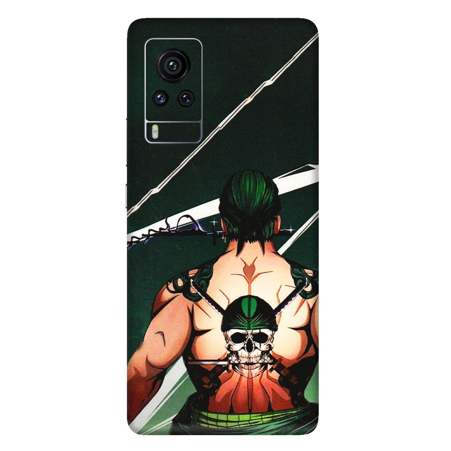 VIVO Z/V/X/T/U/S Series Phone Skins (All Models) - Zoro Anime - 3D Embossed Finish (L-23) Vivo X60 Pro