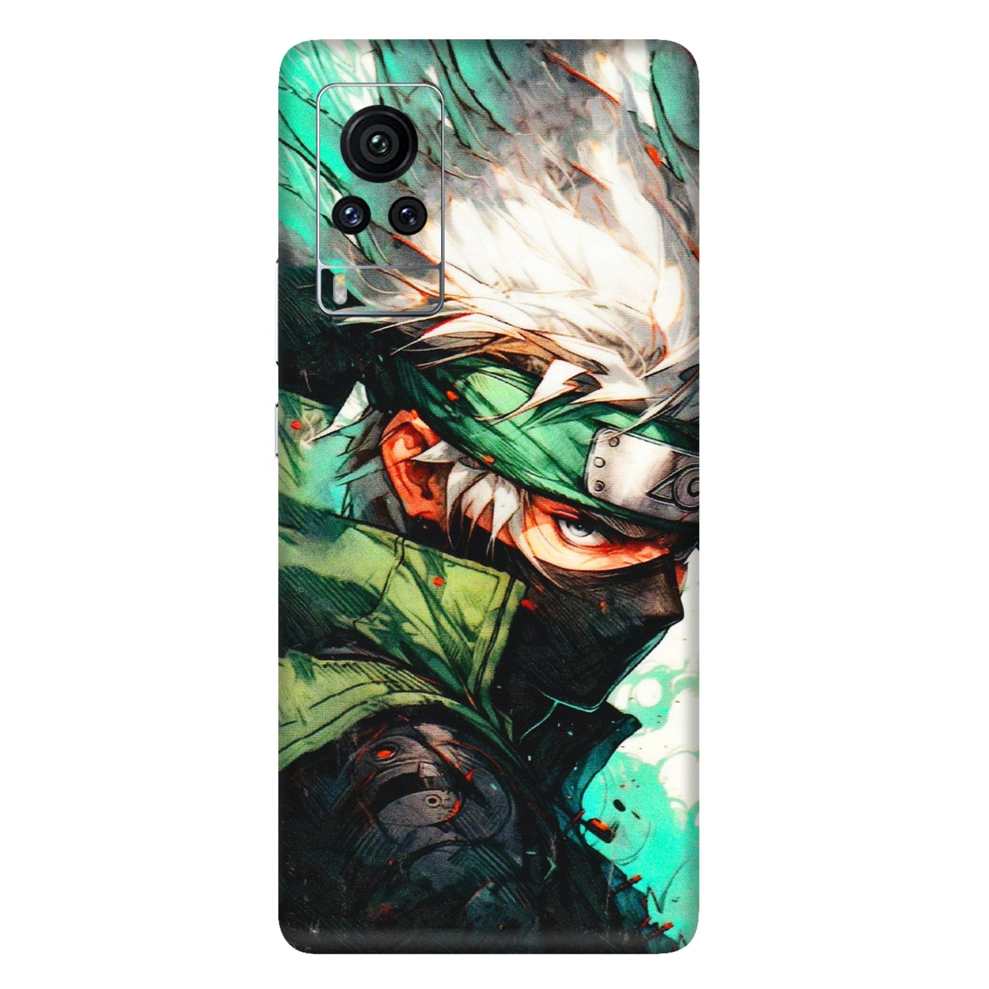 VIVO Z/V/X/T/U/S Series Phone Skins (All Models) - Kakashi Side Profile - 3D Embossed Finish (L-249) Vivo X60 Pro
