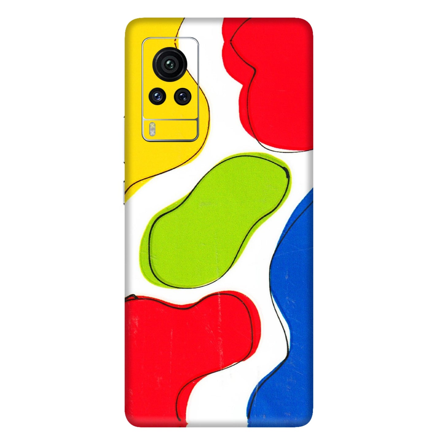 VIVO Z/V/X/T/U/S Series Phone Skins (All Models) - RGB Colour Paint - 3D Embossed Finish (L-284) Vivo X60 Pro