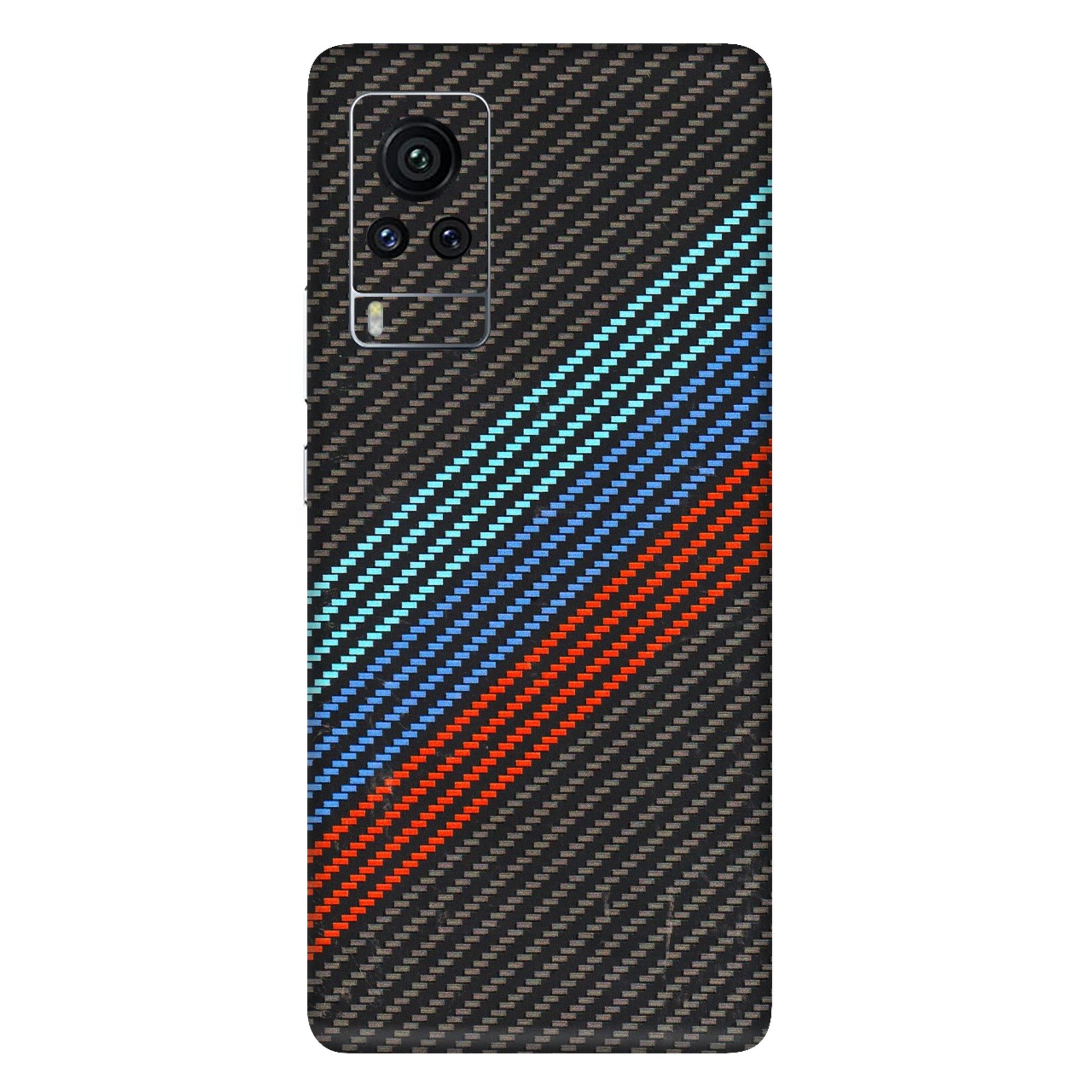 VIVO Z/V/X/T/U/S Series Phone Skins (All Models) - Carbon BM - 3D Embossed Finish (L-302) Vivo X60 Pro
