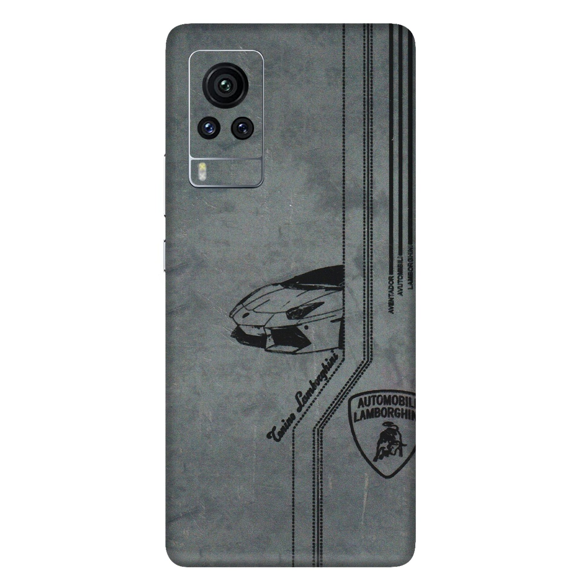 VIVO Z/V/X/T/U/S Series Phone Skins (All Models) - New Lamborgini Aventador - 3D Embossed Finish (L-321) Vivo X60 Pro