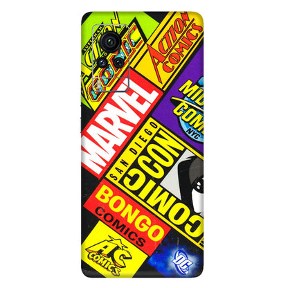 VIVO Z/V/X/T/U/S Series Phone Skins (All Models) - Bongo Comic Con - 3D Embossed Finish (L-325) Vivo X60 Pro