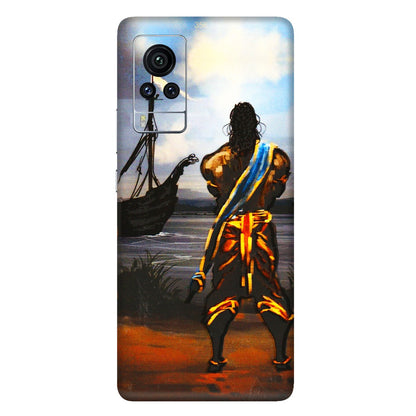 VIVO Z/V/X/T/U/S Series Phone Skins (All Models) - Heavenly God Figure - 3D Embossed Finish (L-34) Vivo X60 Pro
